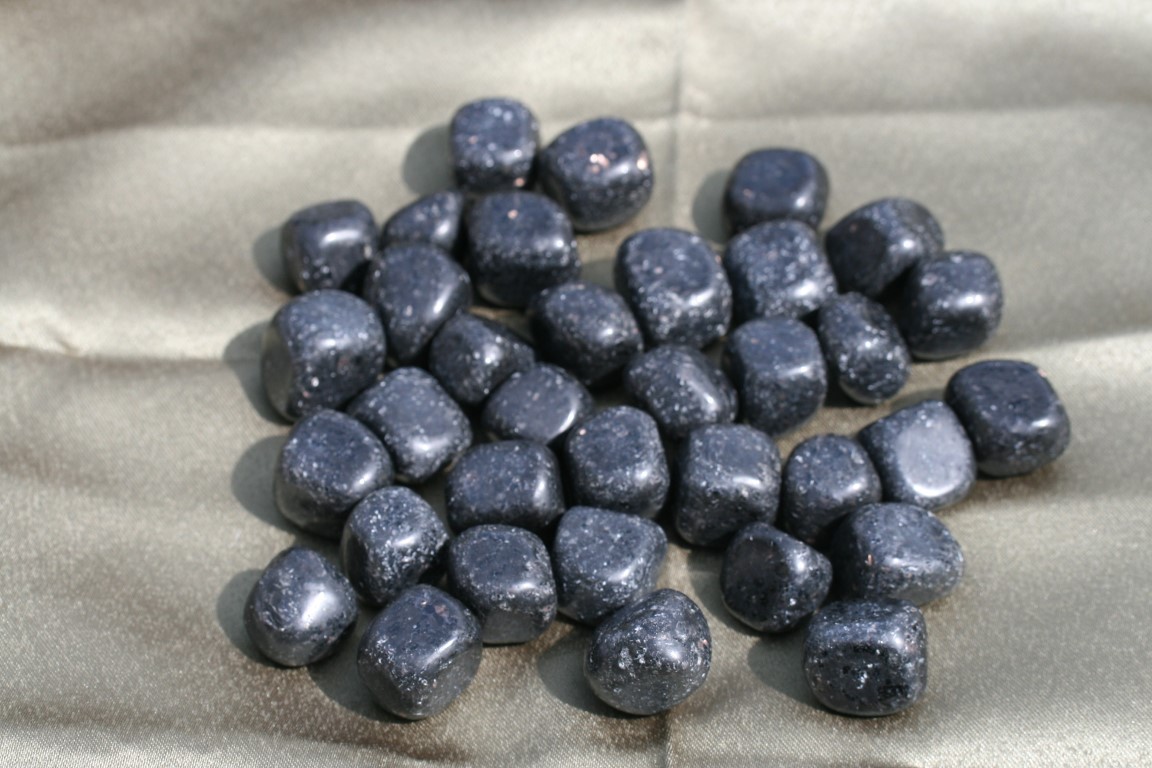 Nuummite Tumbled stone very protective and Magical 5550